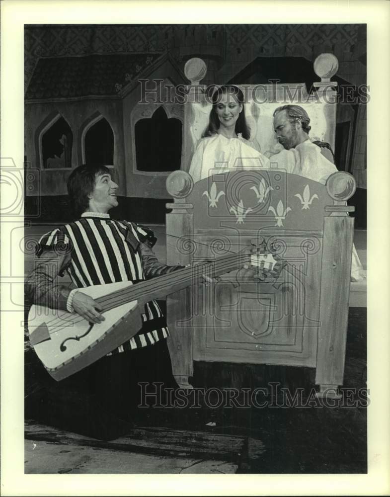 1978 Press Photo Scene from &quot;Canterbury&quot; by Theater Under the Stars - Houston- Historic Images