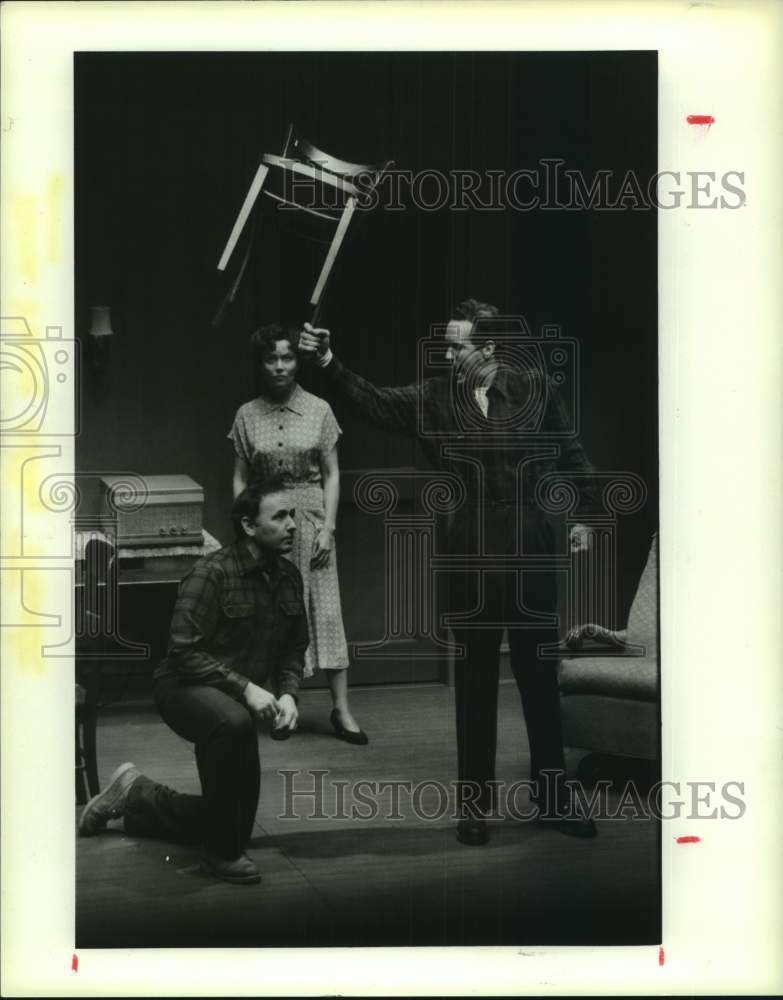 1989 Press Photo Alley Theater production of &quot;A View from the Bridge - Hosuton- Historic Images