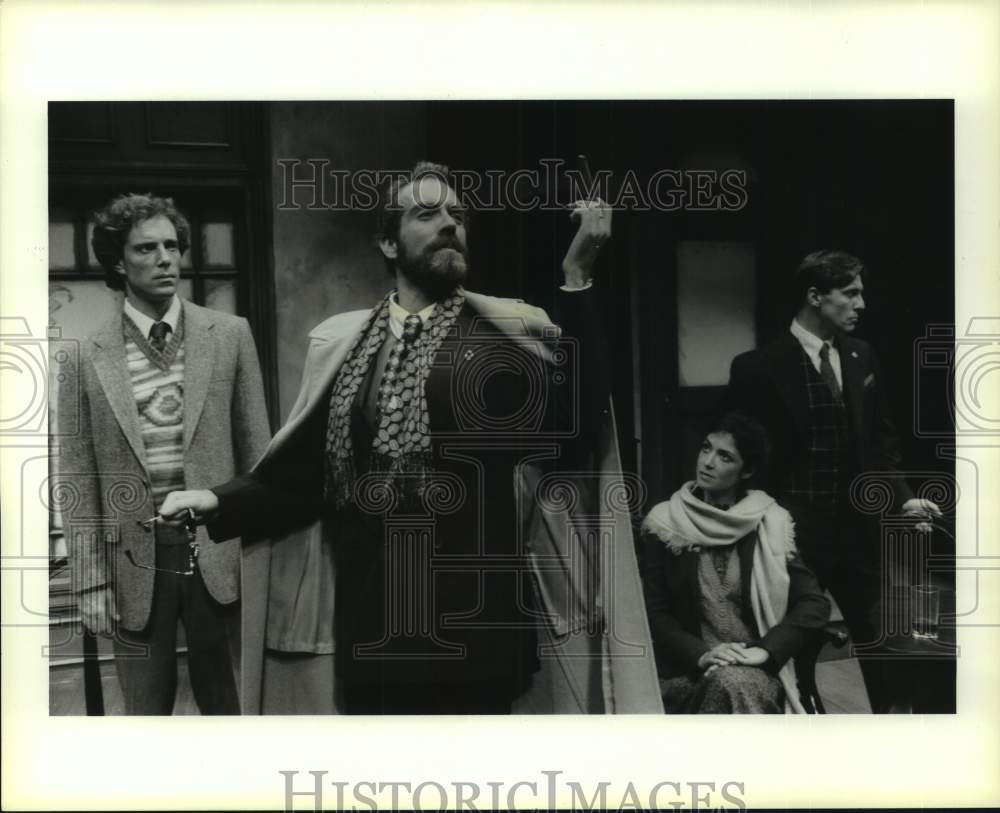 1987 Press Photo Scene from "The Common Pursuit" at Houston's Alley Theater- Historic Images