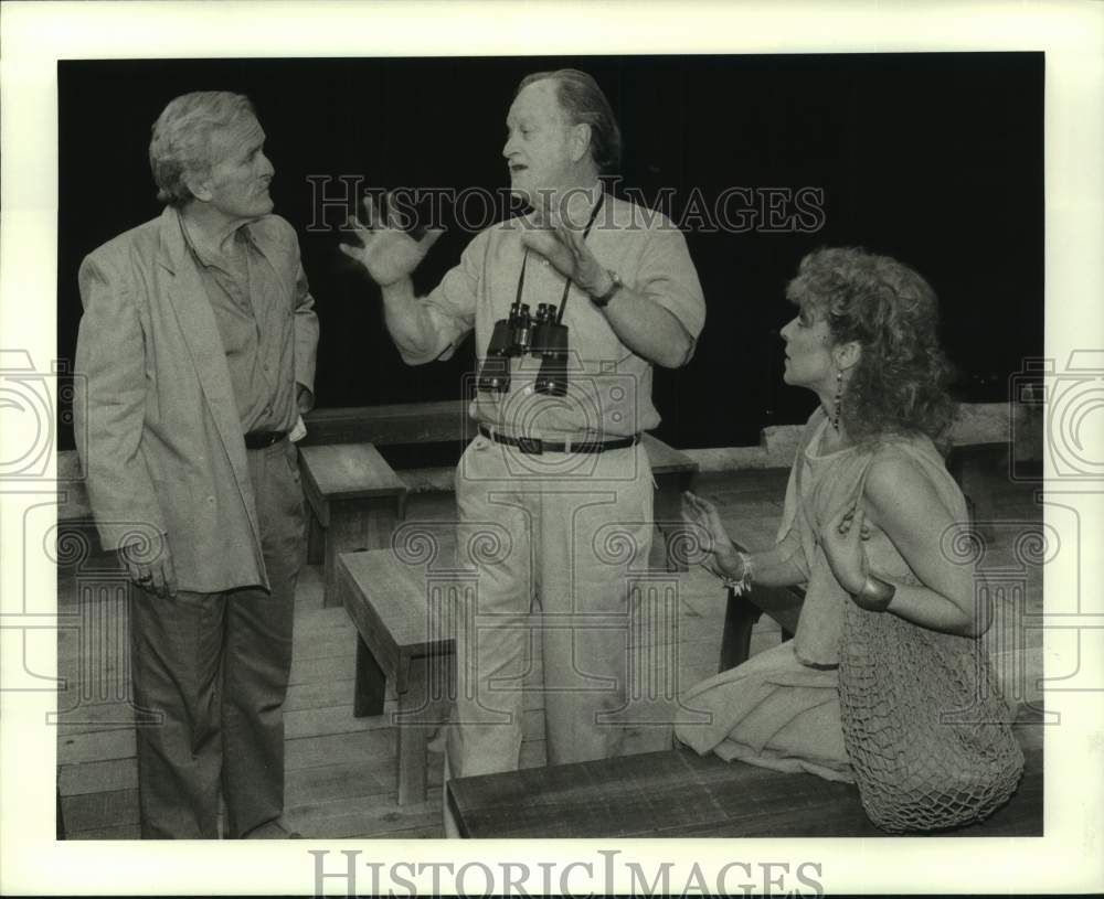 1988 Press Photo Scene from &quot;Angels Fall&quot; play at the Alley Theater in Houston- Historic Images