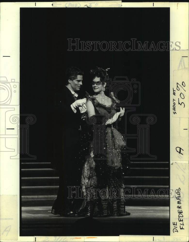 1980 Press Photo Scene from "Die Fledermaus" at Houston Grand Opera - hca63850- Historic Images
