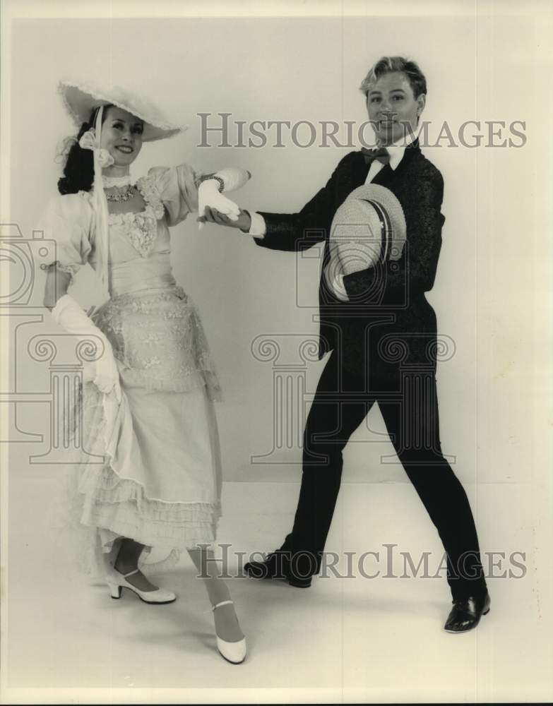 1990 Press Photo Pair of Dancers of Southwest Jazz Ballet - hca63909- Historic Images