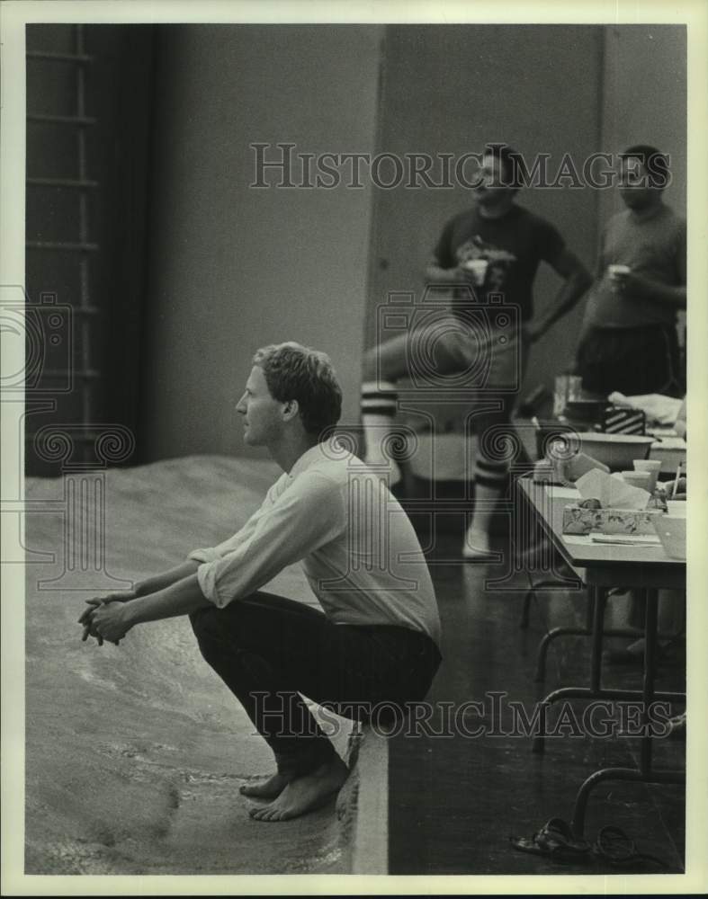 1984 Press Photo Houston Grand Opera director David Freeman - &quot;Akhnaten&quot;- Historic Images