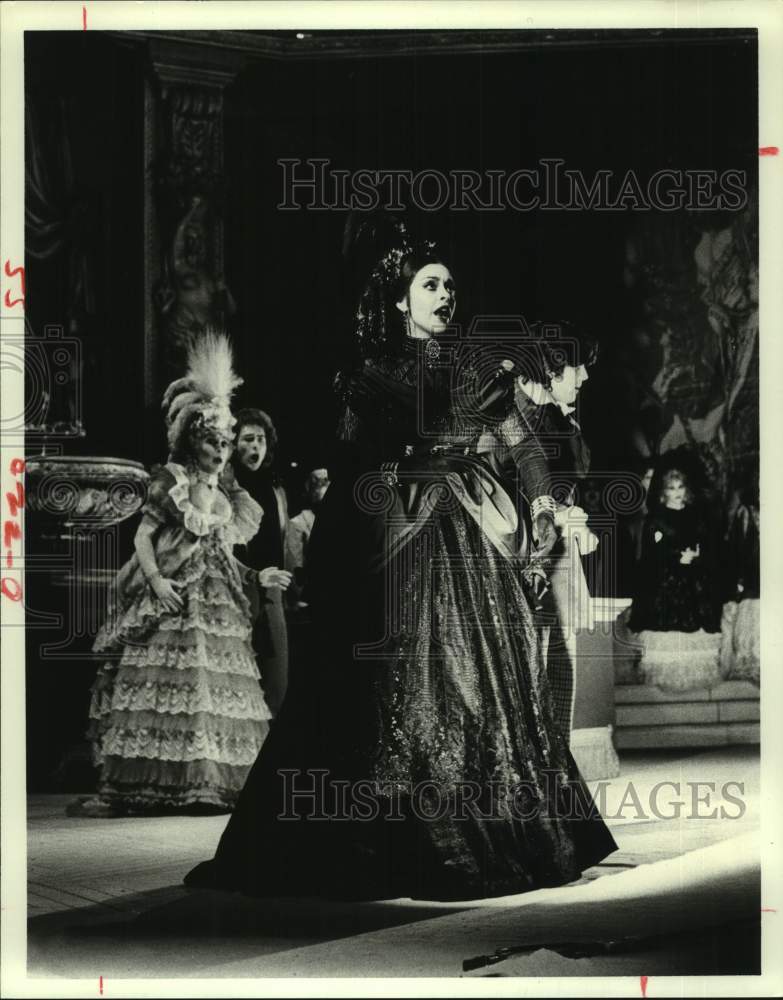 1979 Press Photo Catherine Malfitano in Houston Grand Opera&#39;s &quot;La Traviata&quot;- Historic Images