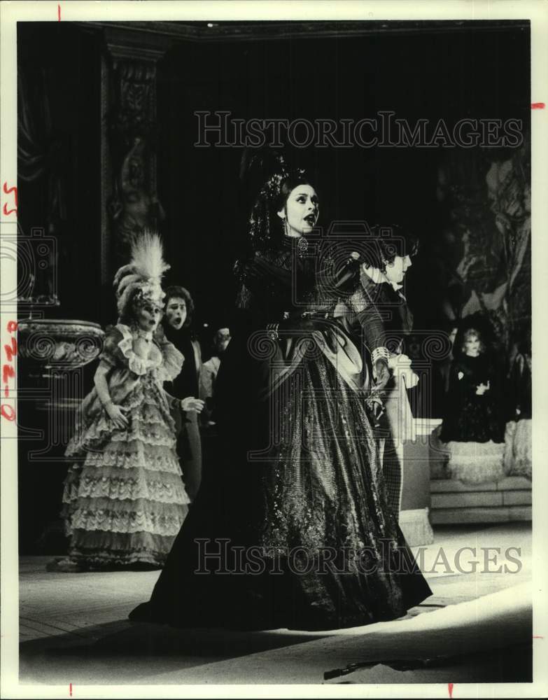 1979 Press Photo Catherine Malfitano in Houston Grand Opera's "La Traviata"- Historic Images