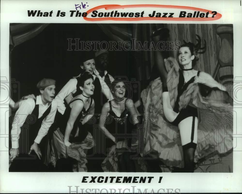 1984 Press Photo Members of the Southwest Jazz Ballet - hca64072- Historic Images