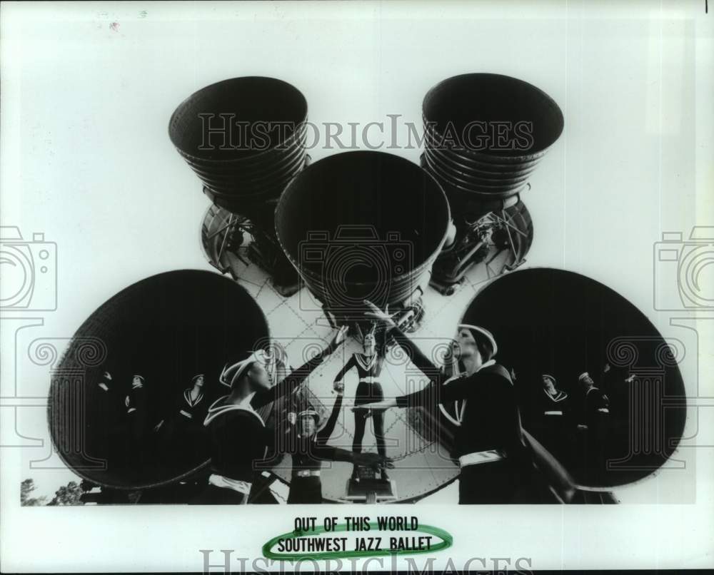 1986 Press Photo Members of the Southwest Jazz Ballet- "Out of This World"- Historic Images