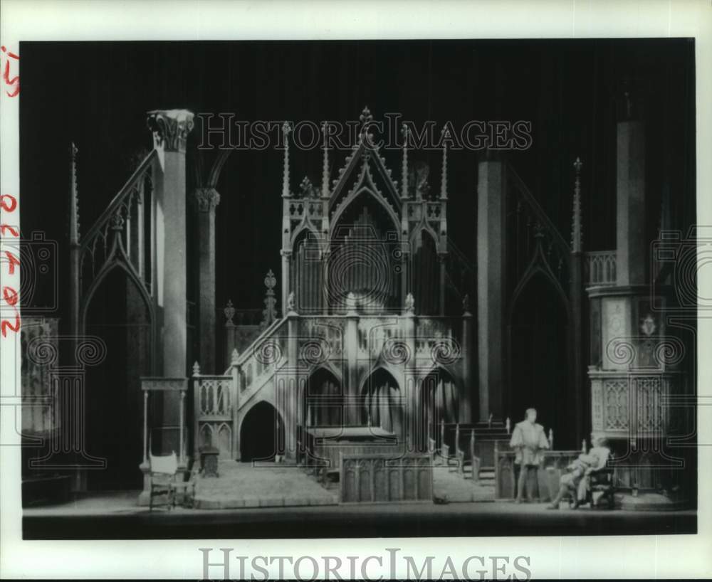 1980 Press Photo Houston Grand Opera's Die Meistersinger set - hca64152- Historic Images