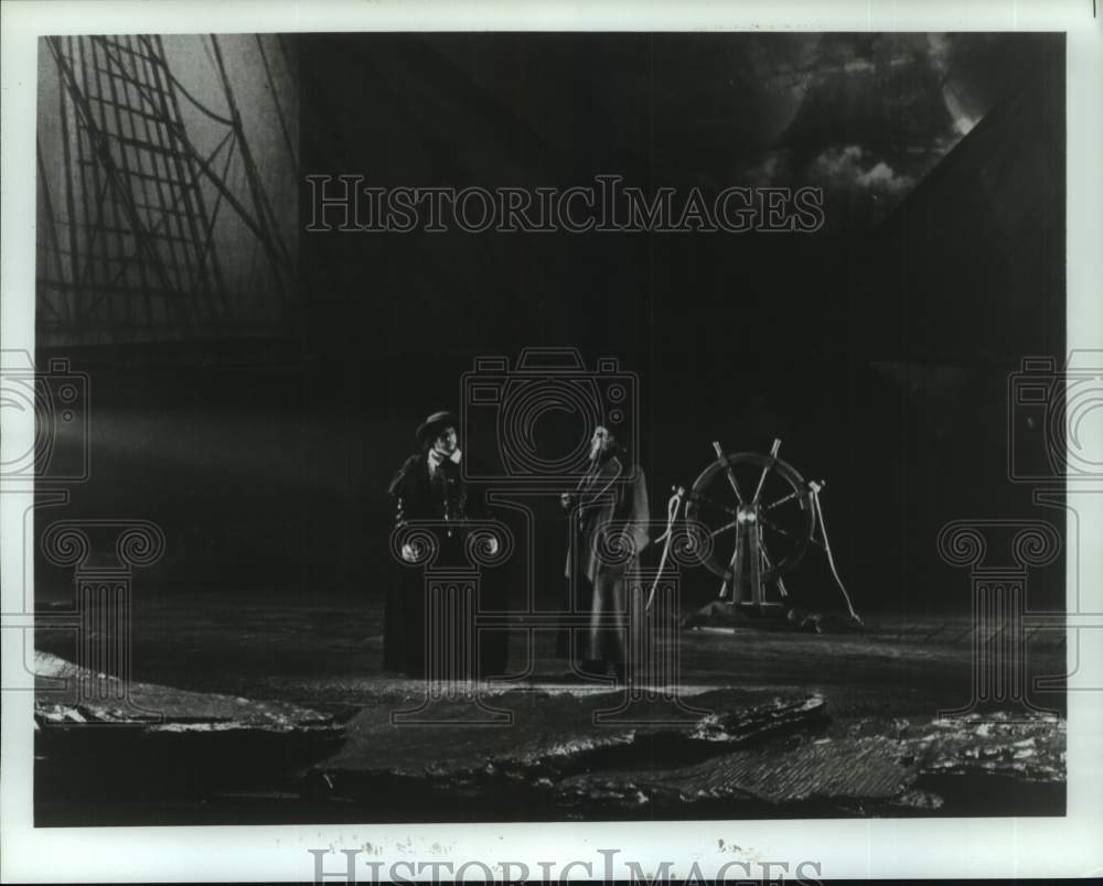 1984 Press Photo Scene from Houston Grand Opera &quot;The Flying Dutchman&quot; production- Historic Images