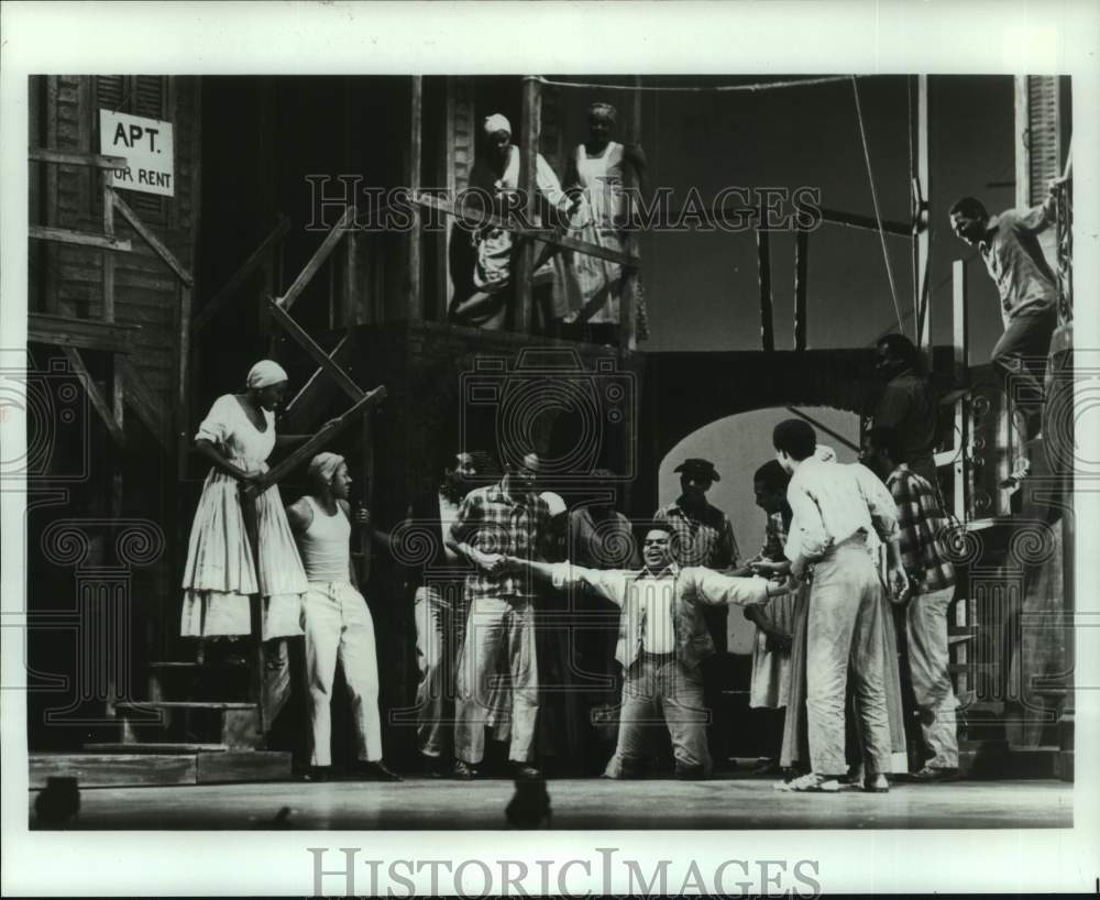 1976 Press Photo Cast of Houston Grand Opera's "Porgy and Bess" - hca64178- Historic Images