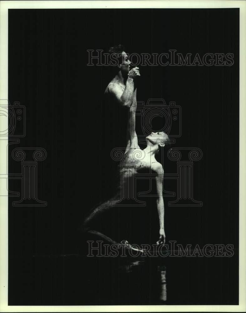 1989 Press Photo Houston Ballet's "Conceptual Contrast" - hca64333- Historic Images