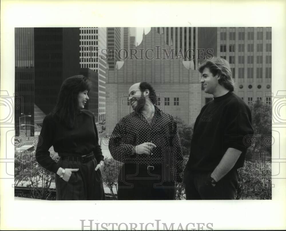 1990 Press Photo Cast members of Houston&#39;s Alley Theater play &quot;Jeckyl and Hyde&quot;- Historic Images