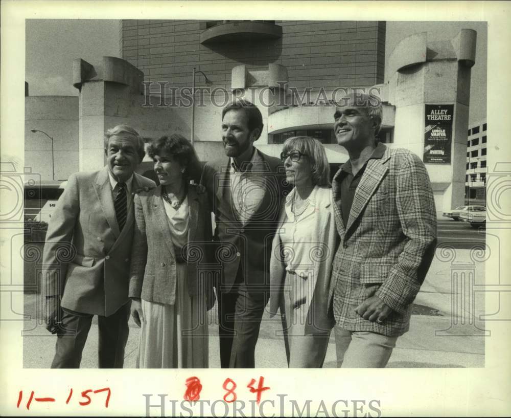 1984 Press Photo New Plays Program judges at Houston's Alley Theater - hca64577- Historic Images