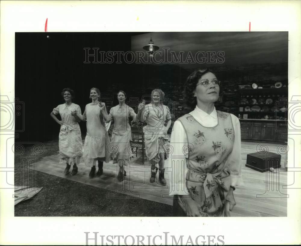 1993 Press Photo Actresses in Dancing at Lughnasa at Alley Theater, Houston- Historic Images