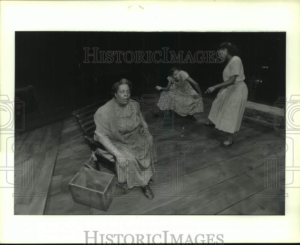 1993 Press Photo Actresses in From the Mississippi Delta, Alley Theater, Houston- Historic Images