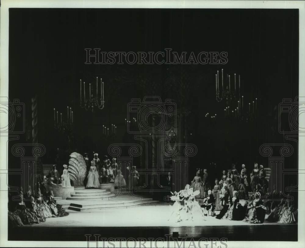 1981 Press Photo Scene From Houston Grand Opera Production "Adriana Lecouvreur"- Historic Images
