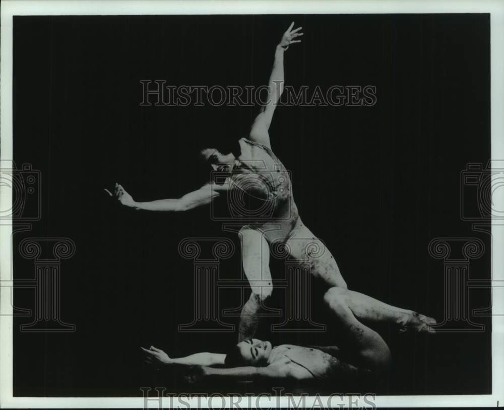 1986 Press Photo Janie Parker, Li Cunxin - Houston Ballet&#39;s &quot;Romance&quot;- Historic Images