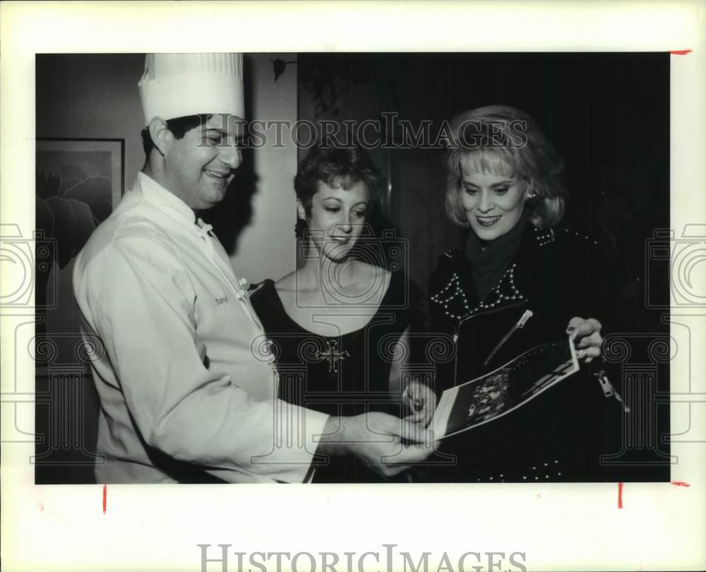 1989 Press Photo Tony Rao, Louise Parsley, Mary Beth Aspromonte; Houston Ballet- Historic Images