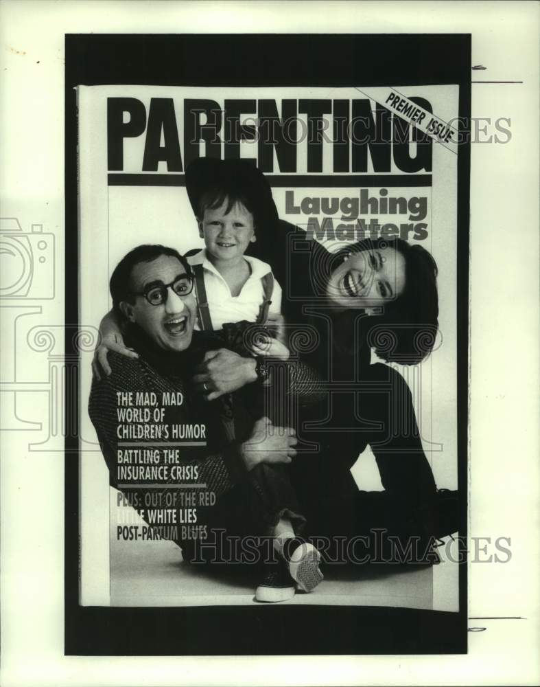 1987 Press Photo Front cover of Parenting magazine premier Issue - hca64819- Historic Images