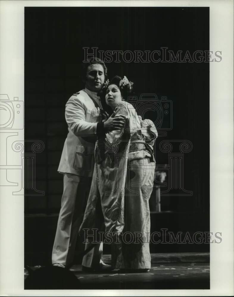 1978 Press Photo Houston Grand Opera Cast Members John West and Judith Hadden- Historic Images