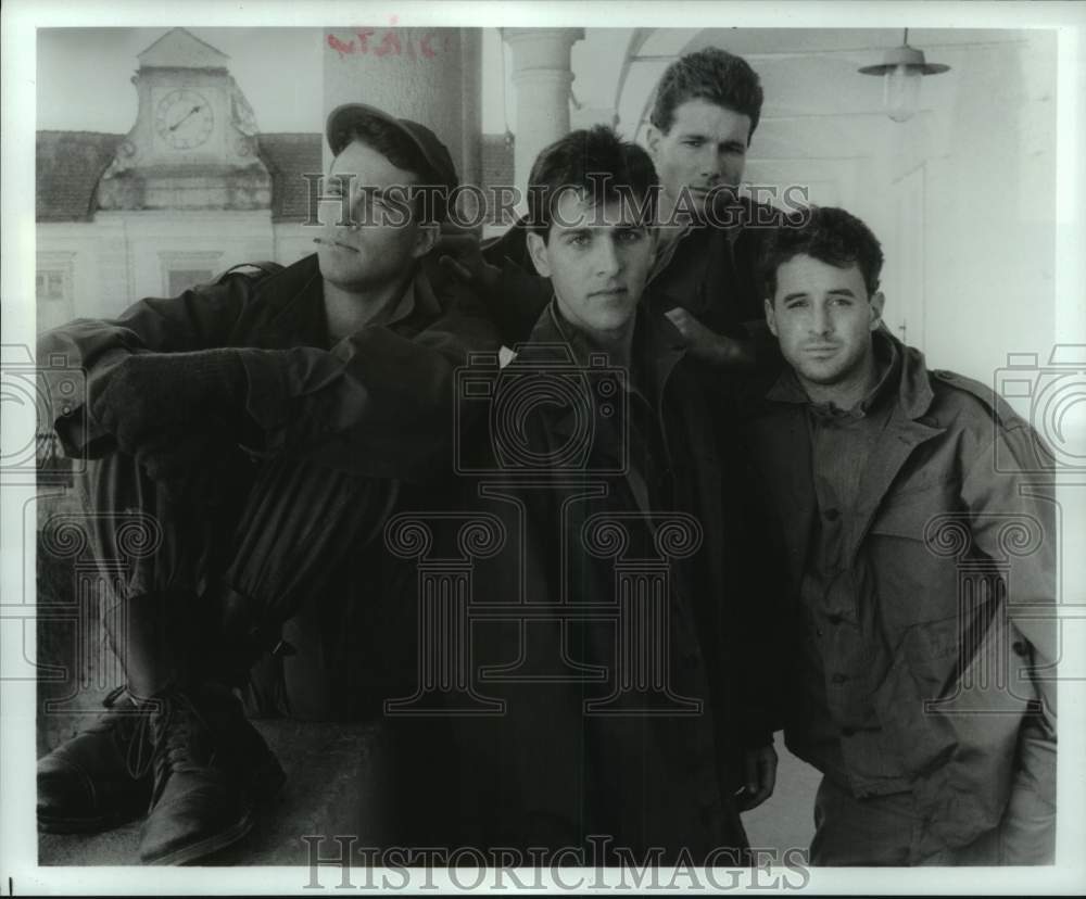 1988 Press Photo Actors in "Dirty Dozen: The Series" Fox Television Show- Historic Images