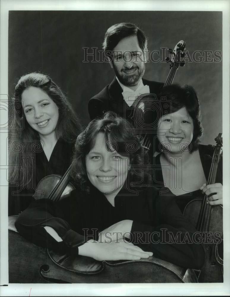 1987 Press Photo Members of a Classical String Quartet - hca65210- Historic Images