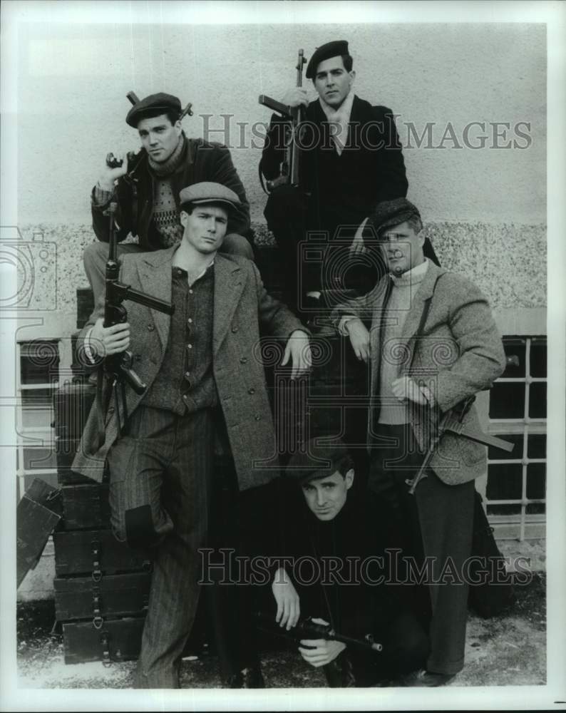 1988 Press Photo Cast of &quot;Dirty Dozen: The Series&quot; on Fox Broadcasting Company- Historic Images