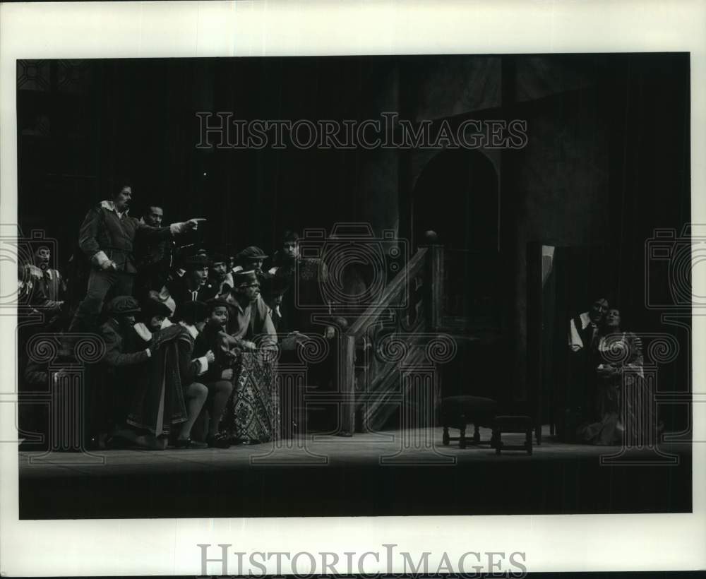 1978 Press Photo Performers in Production of Falstaff at Houston Grand Opera- Historic Images