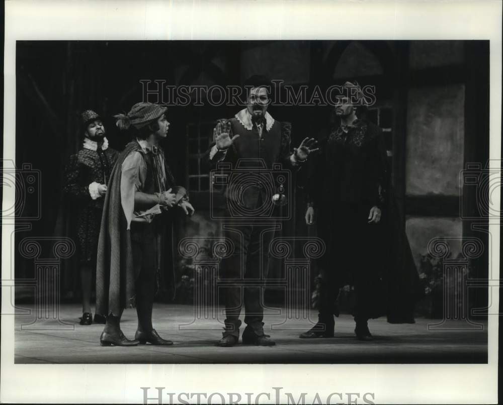 1978 Press Photo Performers in Production of Falstaff, Houston Grand Opera- Historic Images