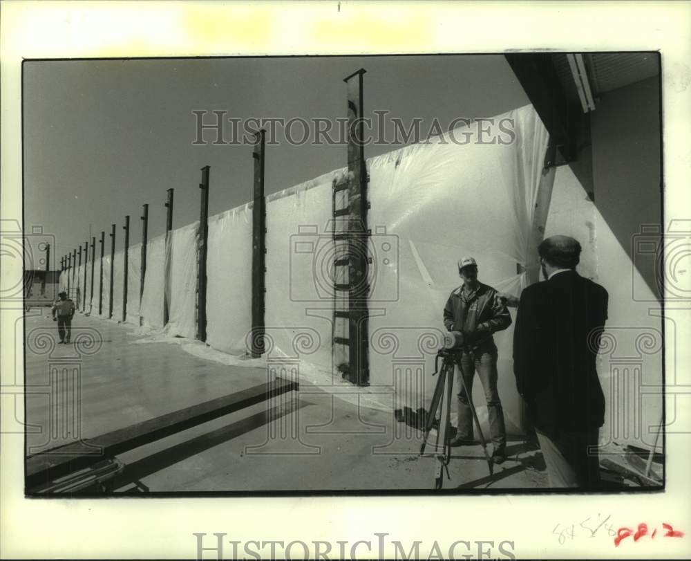 1984 Press Photo Construction site of new Houston Ballet Academy - hca65924- Historic Images