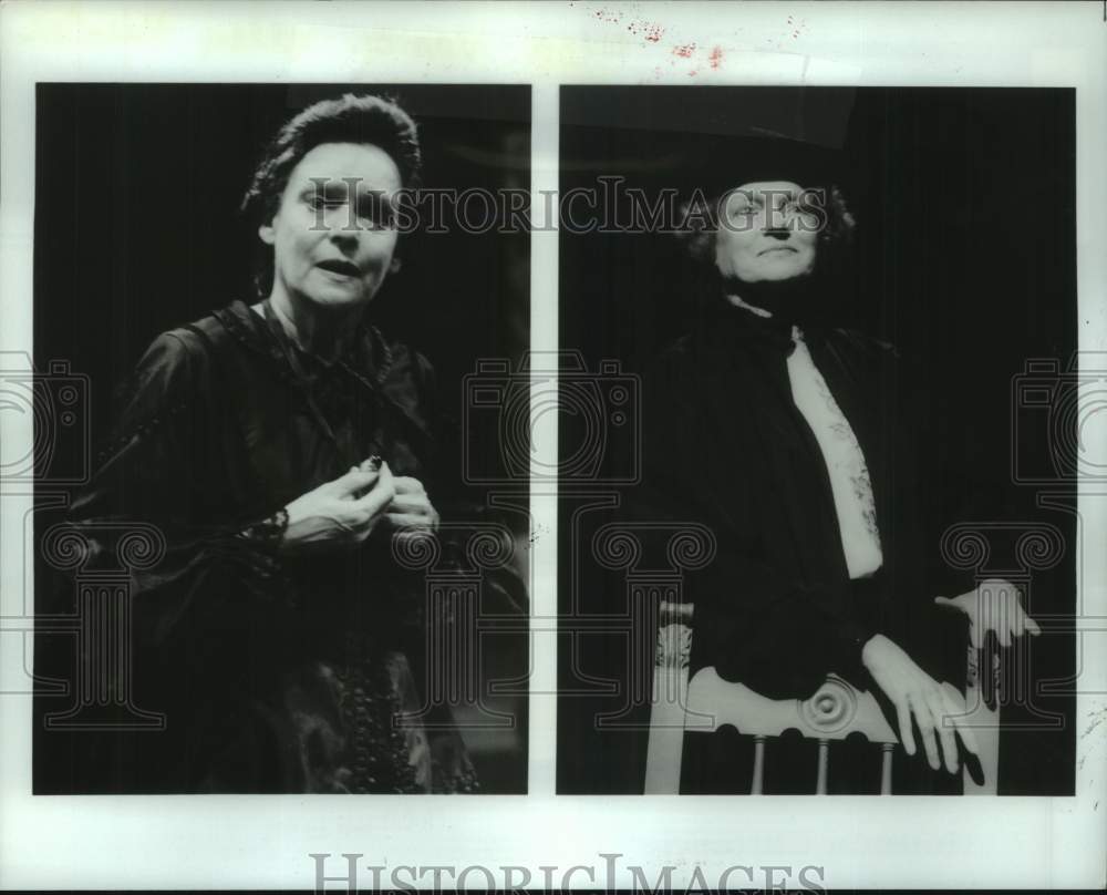 1986 Press Photo Actress Norma Young at Nina Vance Alley Theater, Houston- Historic Images