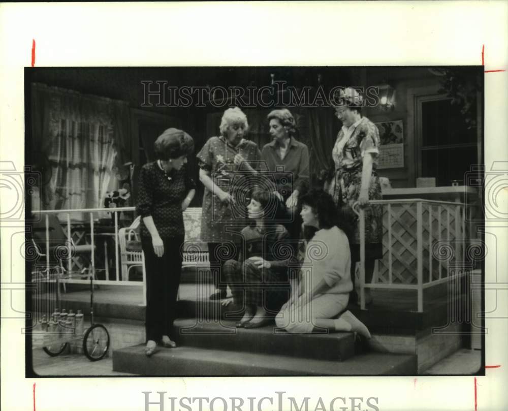 1989 Press Photo Performers in Steel Magnolias at Alley Theater in Houston- Historic Images