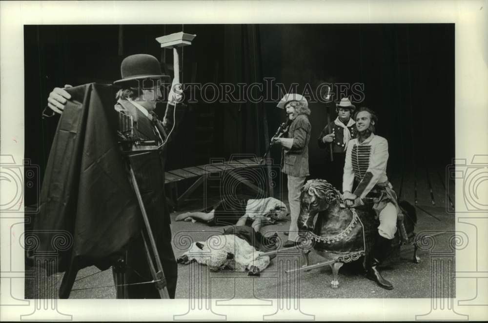 1976 Press Photo Scene from a Production at the Alley Theatre, Houston, Texas- Historic Images