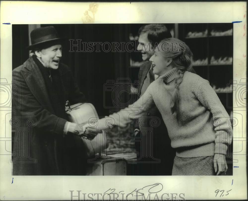 1981 Press Photo Cast of "The Mousetrap" at Houston's Nina Vance Alley Theater- Historic Images