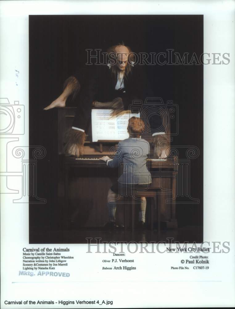 2001 Press Photo New York City Ballet dancers in &quot;Carnival of the Animals&quot;- Historic Images