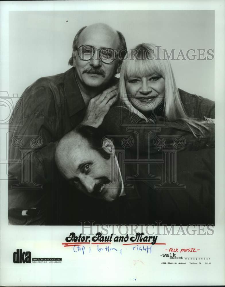 1997 Press Photo Peter, Paul and Mary - folk music group - hca66449- Historic Images