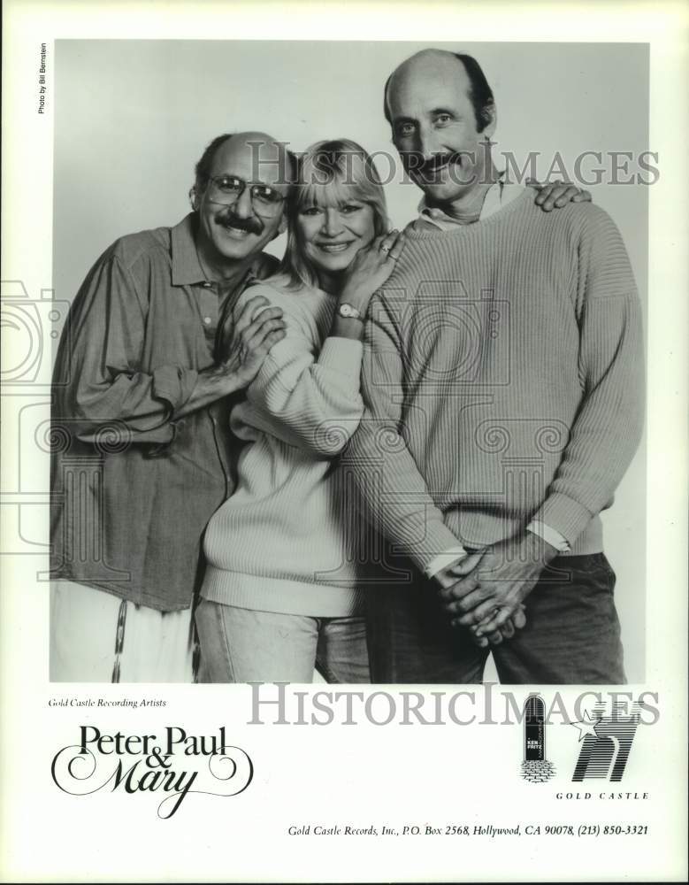 1990 Press Photo Peter, Paul & Mary - music group members - hca66452- Historic Images