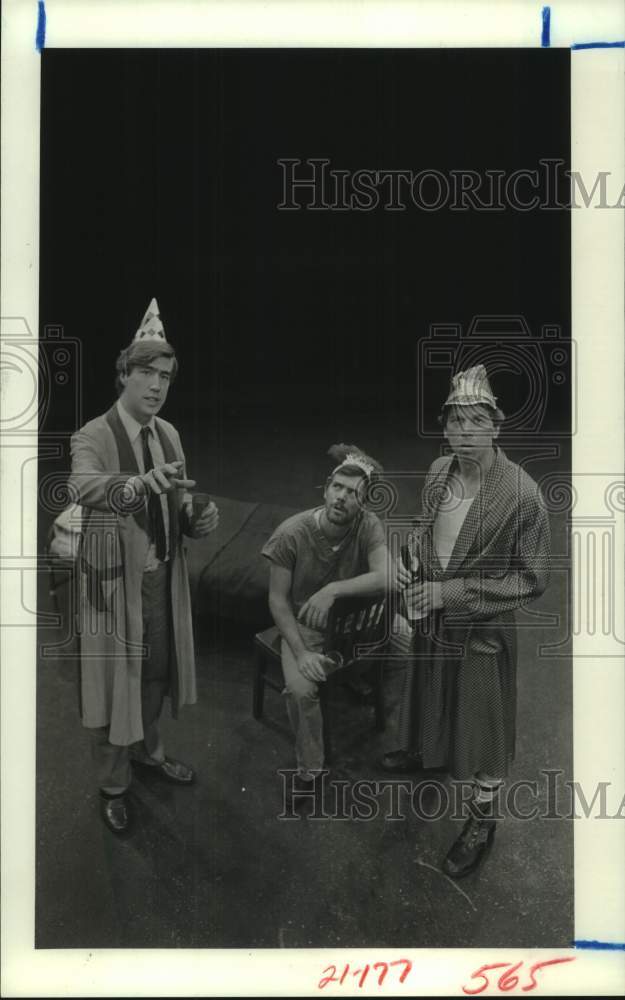 1982 Press Photo Cast of "Pvt. Wars" at Houston's Alley Theater - hca66608- Historic Images