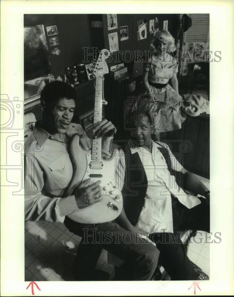 1988 Press Photo Scene from "West Memphis Mojo" at The Ensemble in Houston- Historic Images