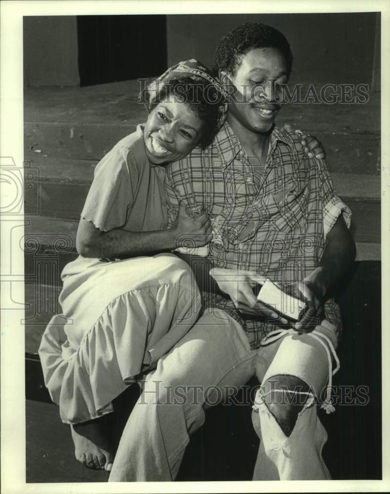 1985 Press Photo Houston&#39;s Ensemble&#39;s &quot;To Be Young, Gifted and Black&quot;- Historic Images