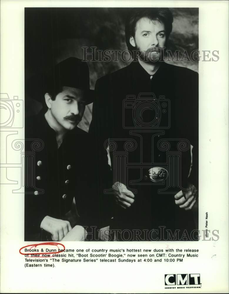 1995 Press Photo Brooks and Dunn Country Music Group - hca66874- Historic Images