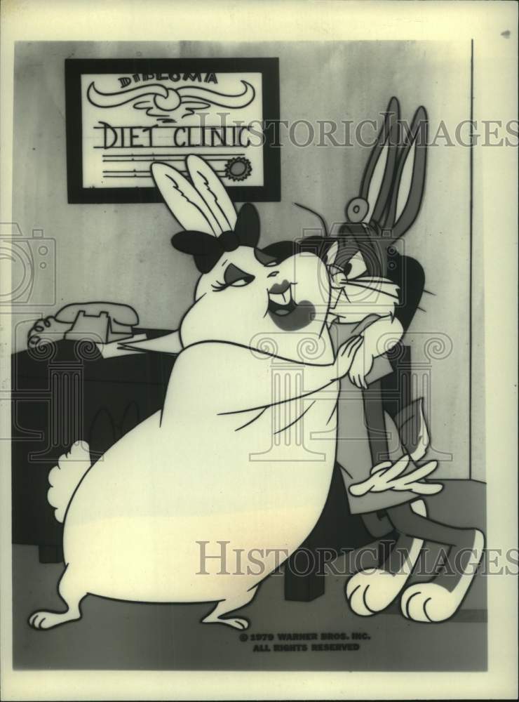 1984 Press Photo Bugs Bunny in "The Bugs Bunny Thanksgiving Diet" on CBS-TV- Historic Images