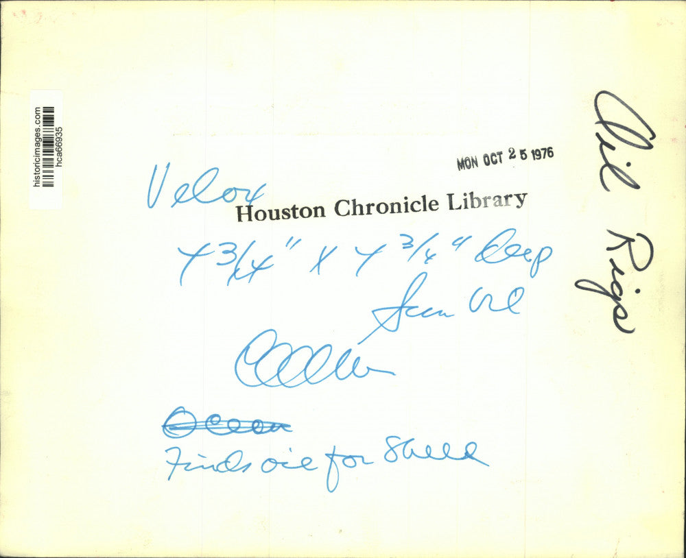 1976 Press Photo Offshore oil drilling rig - Shell - hca66935