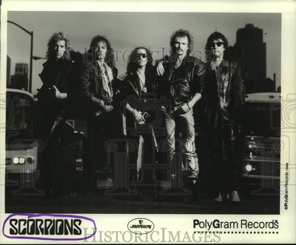 1988 Press Photo Hot Rock Group Scorpions - hca67130- Historic Images