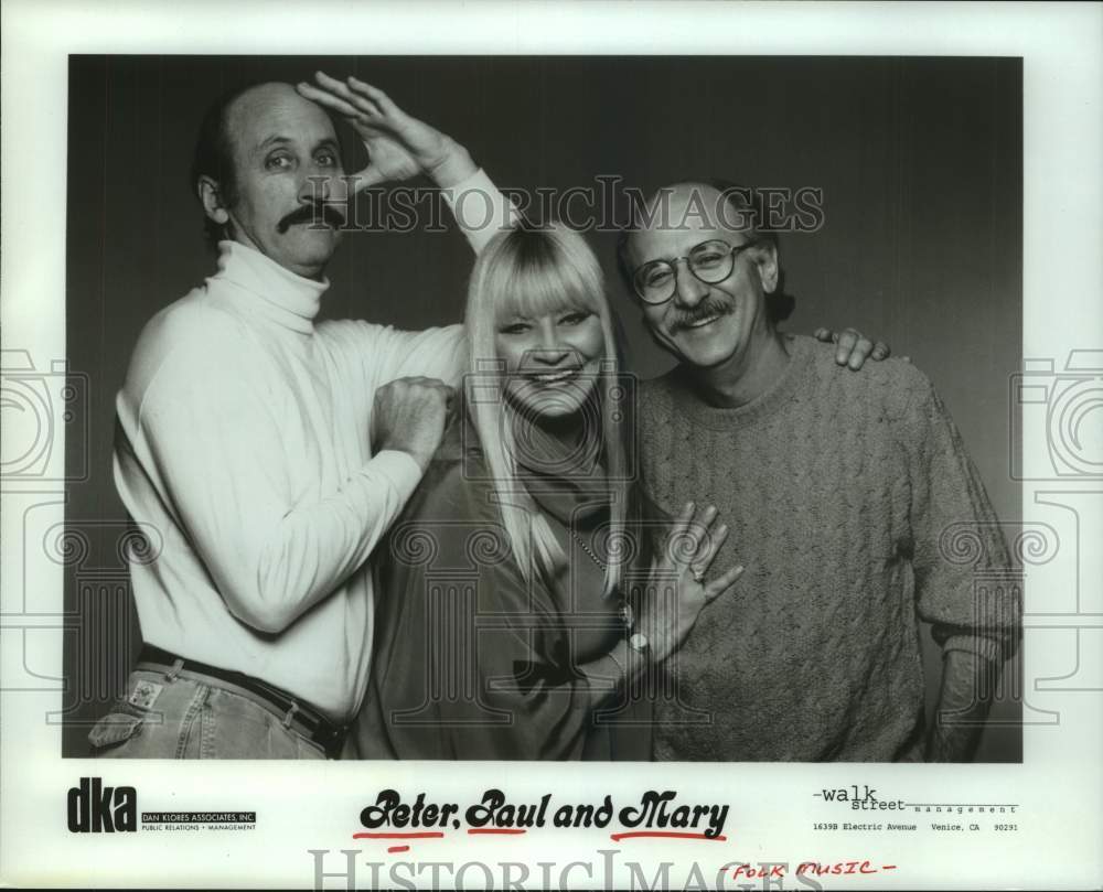 1997 Press Photo Folk music group Peter, Paul and Mary - hca67132- Historic Images