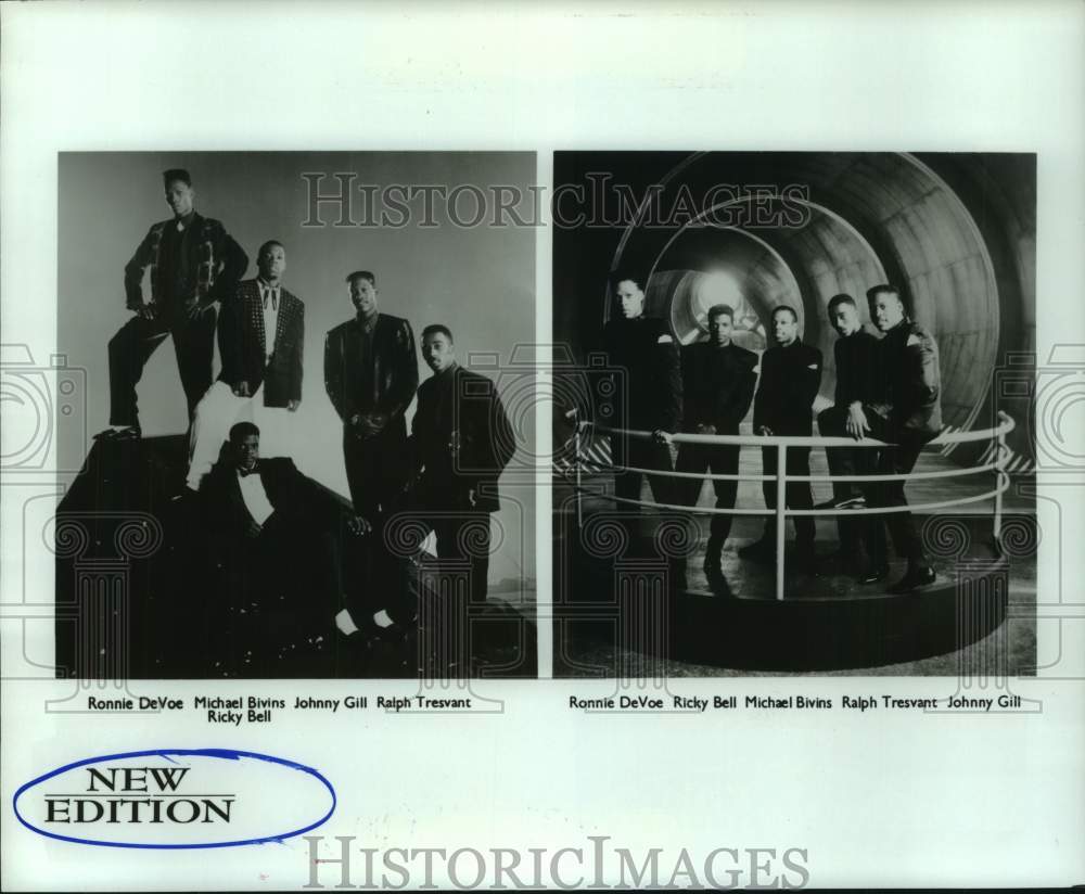 1989 Press Photo Music group New Edition - hca67134- Historic Images