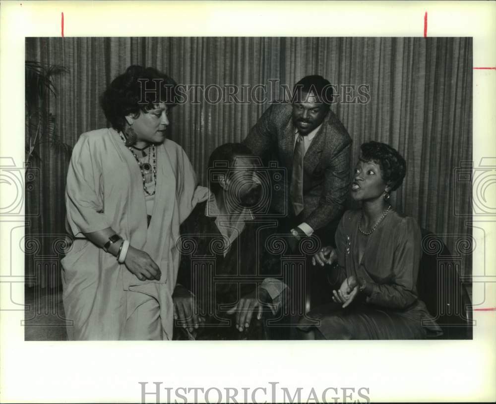 1989 Press Photo Scene from &quot;Hannah Davis&quot; at The Ensemble in Houston- Historic Images