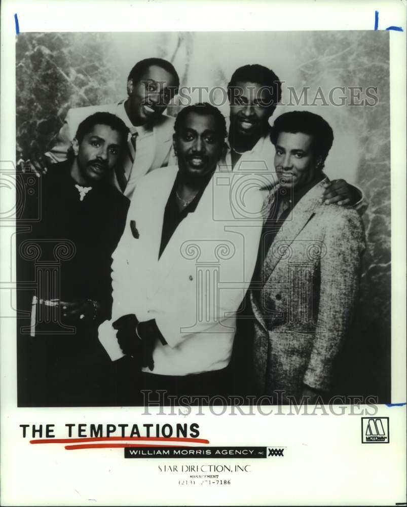 1987 Press Photo The Temptations - hca67684- Historic Images