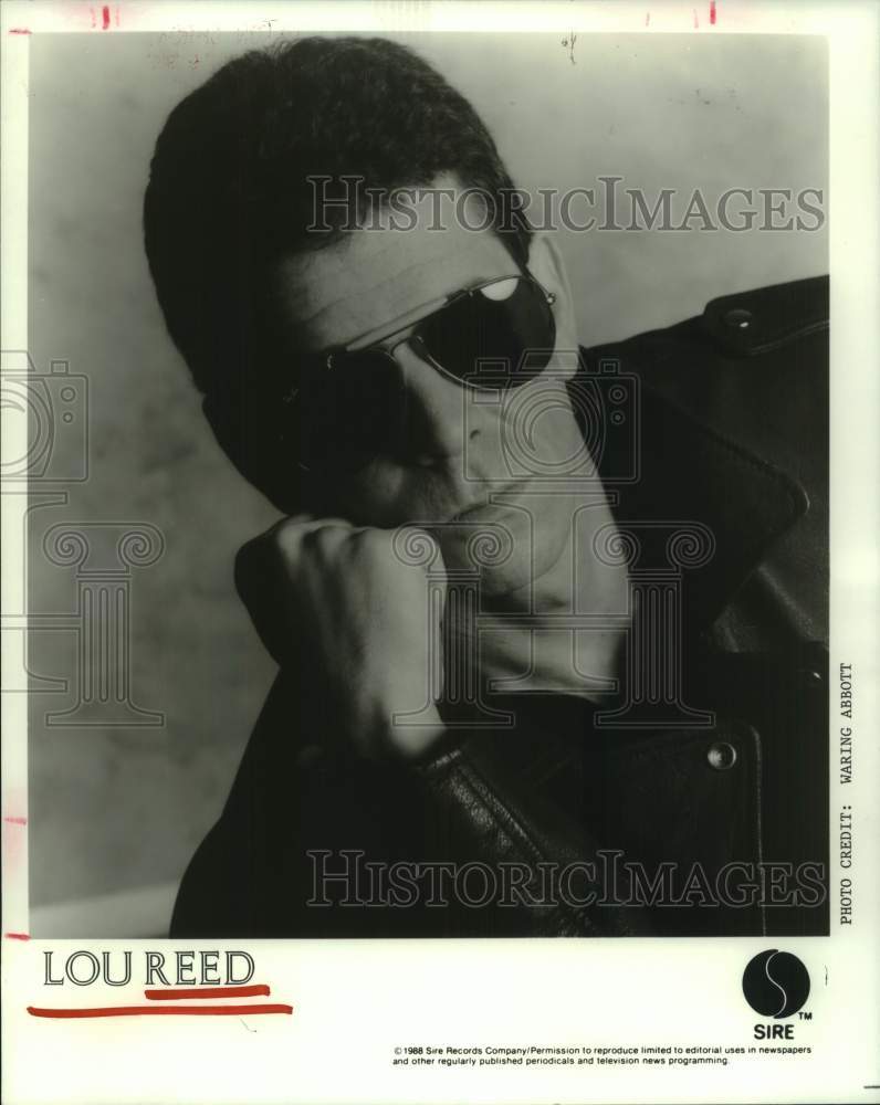 1989 Press Photo Lou Reed - hca67698- Historic Images