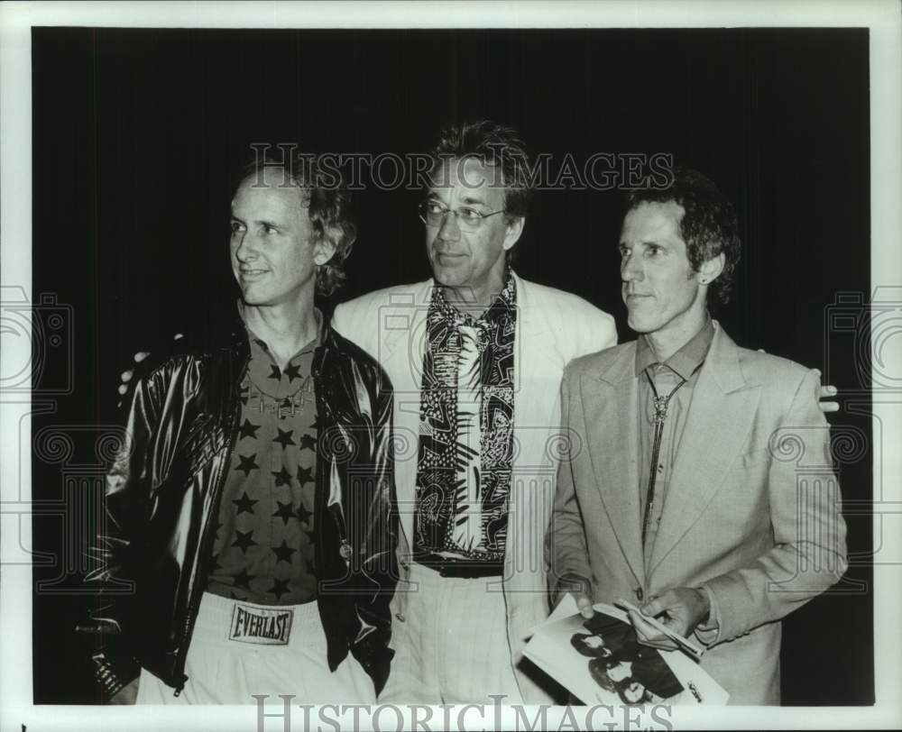 1987 Press Photo Doors Rock Group Members at Rock Tribute Premiere, California- Historic Images